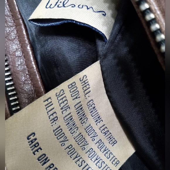 Men's leather jacket size L - Picture 3 of 4